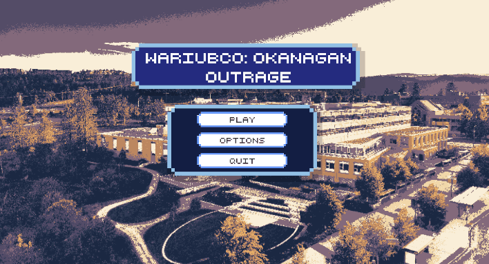 WariUBCO menu screen